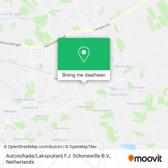 Autoschade / Lakspuiterij F.J. Schonewille B.V. kaart