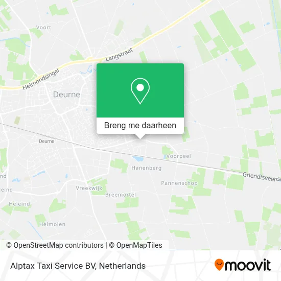 Alptax Taxi Service BV kaart