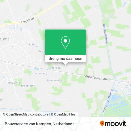 Bouwservice van Kampen kaart