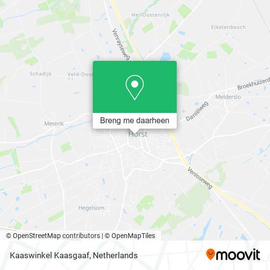 Kaaswinkel Kaasgaaf kaart