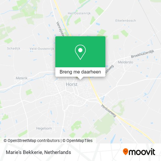 Marie's Bekkerie kaart