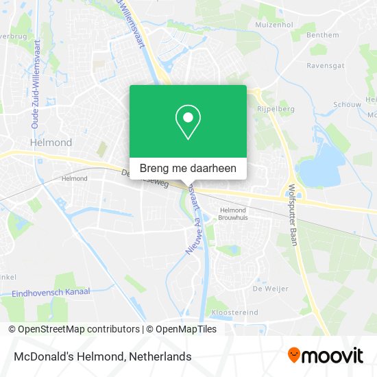 McDonald's Helmond kaart