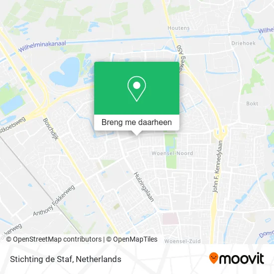 Stichting de Staf kaart