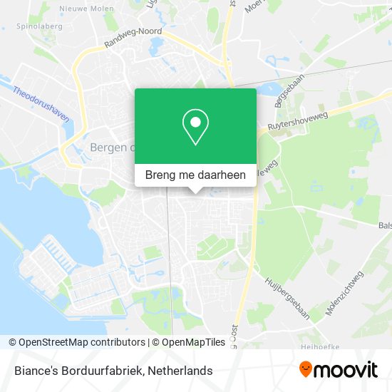 Biance's Borduurfabriek kaart