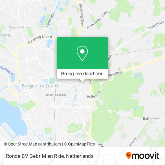 Ronde BV Gebr M en R de kaart