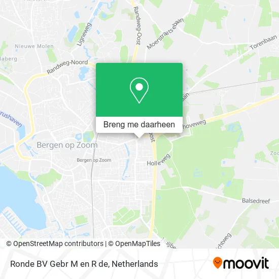 Ronde BV Gebr M en R de kaart