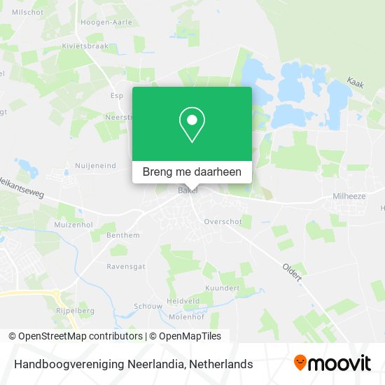 Handboogvereniging Neerlandia kaart