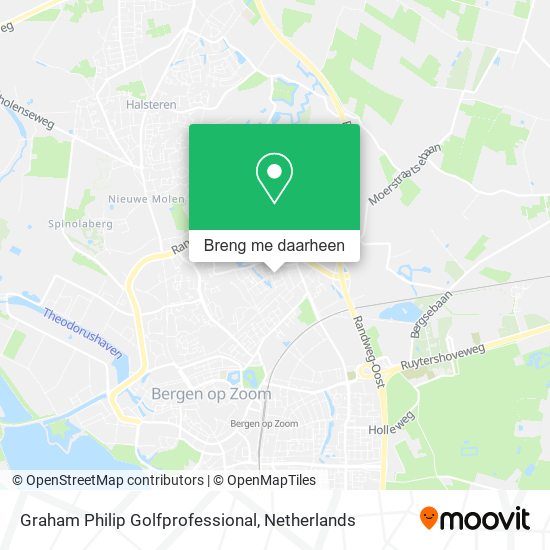Graham Philip Golfprofessional kaart
