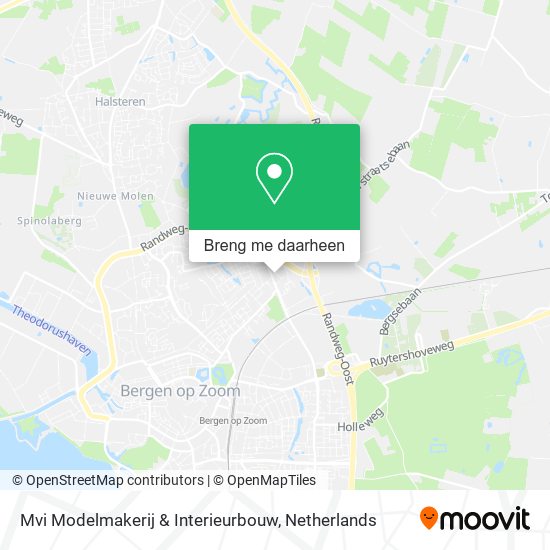 Mvi Modelmakerij & Interieurbouw kaart