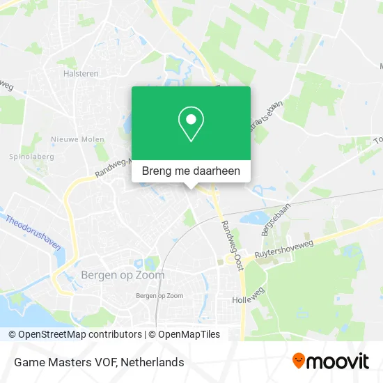 Game Masters VOF kaart