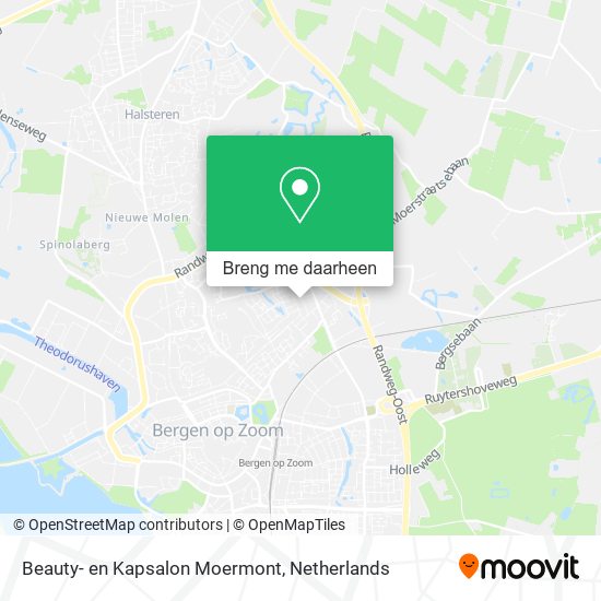 Beauty- en Kapsalon Moermont kaart