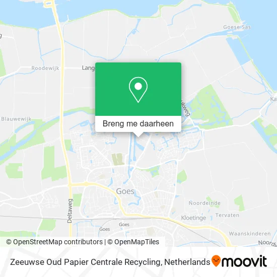 Zeeuwse Oud Papier Centrale Recycling kaart