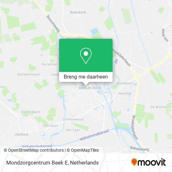 Mondzorgcentrum Beek E kaart