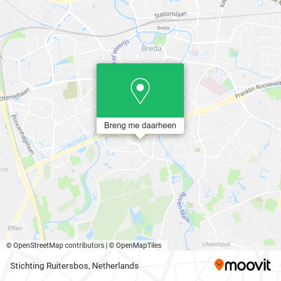 Stichting Ruitersbos kaart