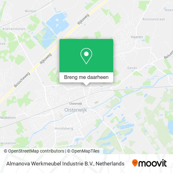 Almanova Werkmeubel Industrie B.V. kaart