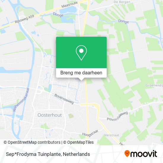Sep*Frodyma Tuinplante kaart