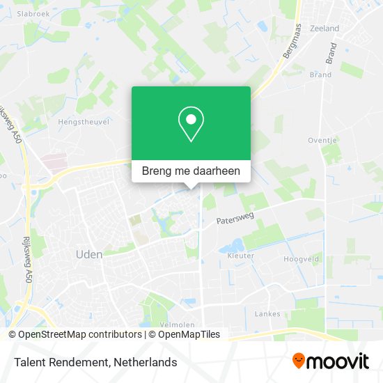Talent Rendement kaart