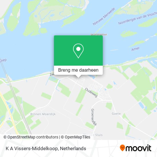 K A Vissers-Middelkoop kaart