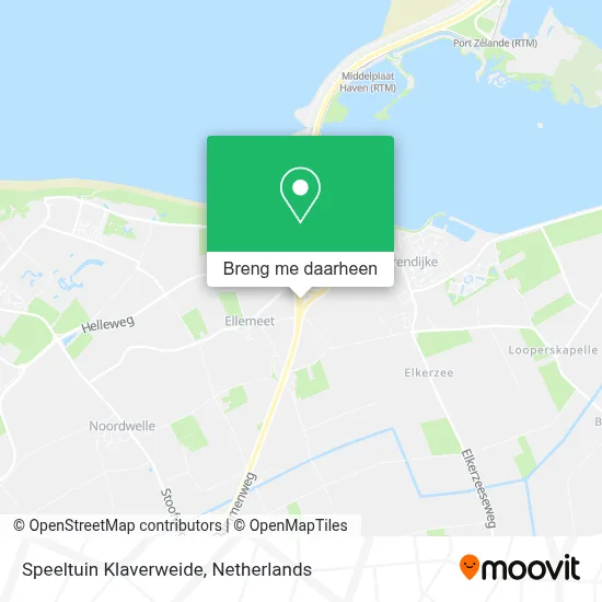 Speeltuin Klaverweide kaart