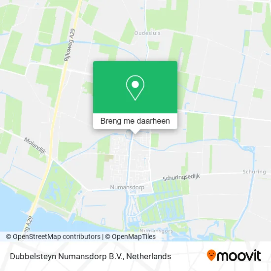 Dubbelsteyn Numansdorp B.V. kaart