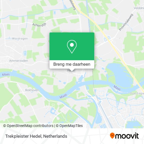 Trekpleister Hedel kaart