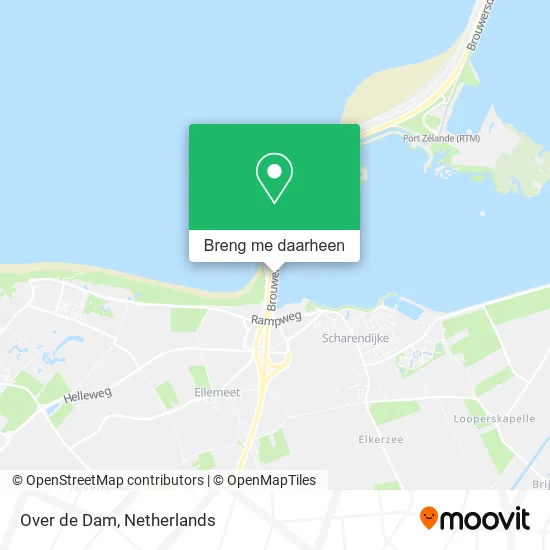 Over de Dam kaart