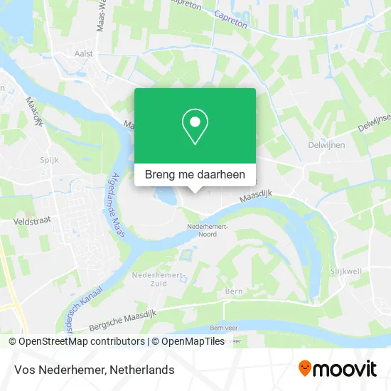 Vos Nederhemer kaart