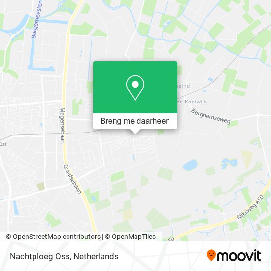 Nachtploeg Oss kaart