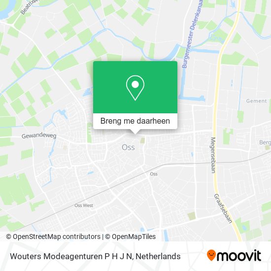 Wouters Modeagenturen P H J N kaart