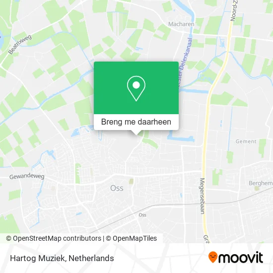 Hartog Muziek kaart