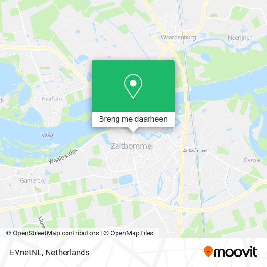 EVnetNL kaart