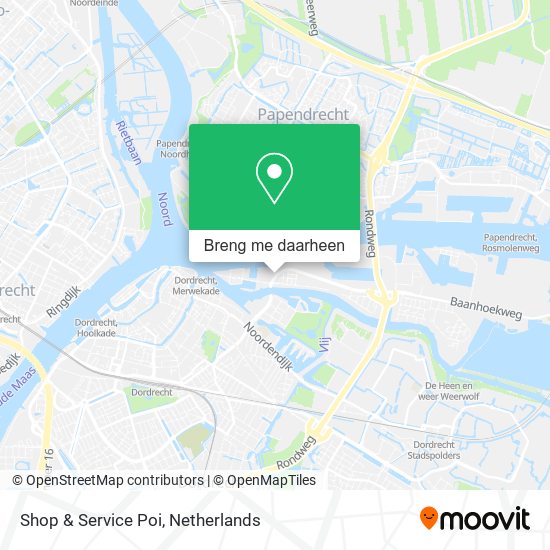 Shop & Service Poi kaart