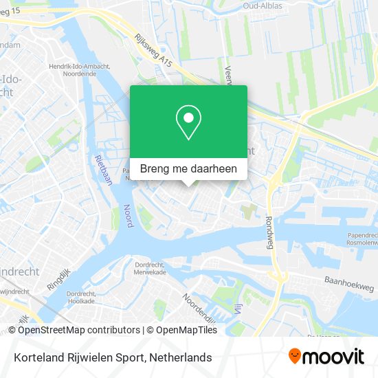 Korteland Rijwielen Sport kaart