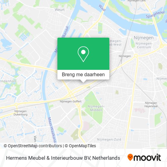 Hermens Meubel & Interieurbouw BV kaart