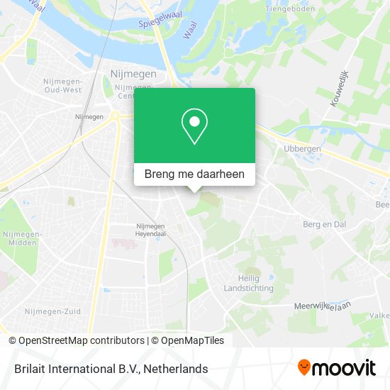 Brilait International B.V. kaart
