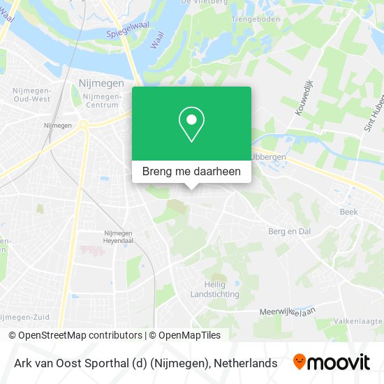 Ark van Oost Sporthal (d) (Nijmegen) kaart
