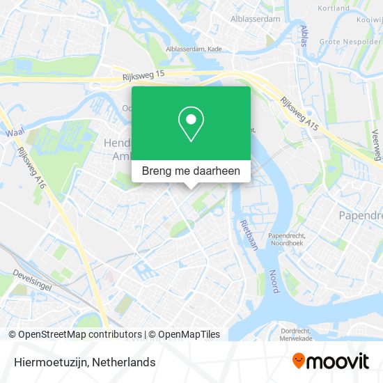 Hiermoetuzijn kaart