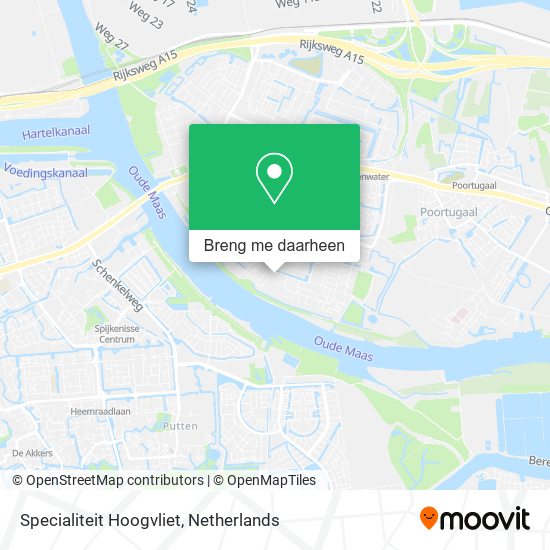 Specialiteit Hoogvliet kaart