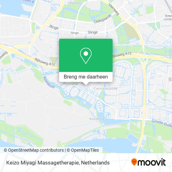 Keizo Miyagi Massagetherapie kaart
