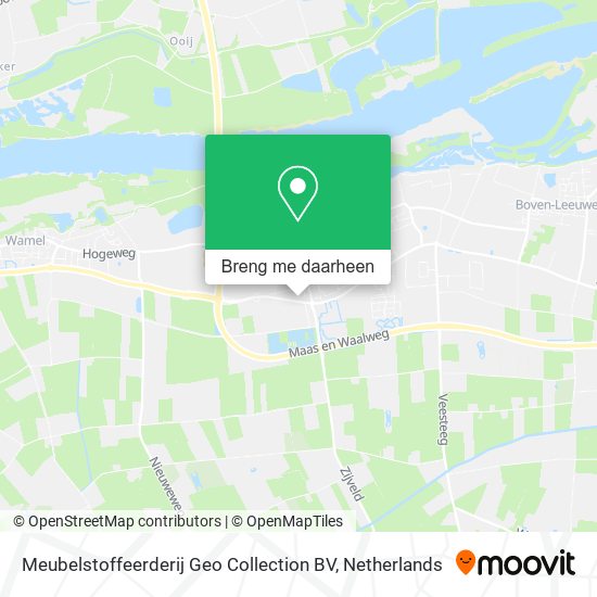 Meubelstoffeerderij Geo Collection BV kaart