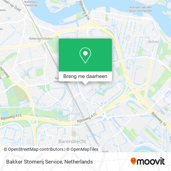 Bakker Stomerij Service kaart