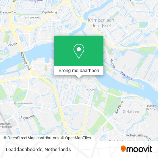 Leaddashboards kaart
