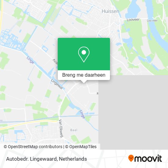 Autobedr. Lingewaard kaart