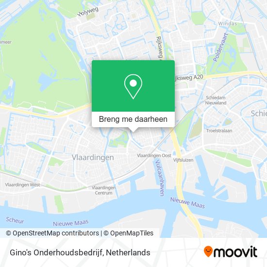 Gino's Onderhoudsbedrijf kaart