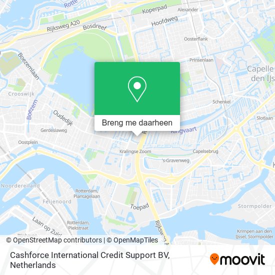 Cashforce International Credit Support BV kaart