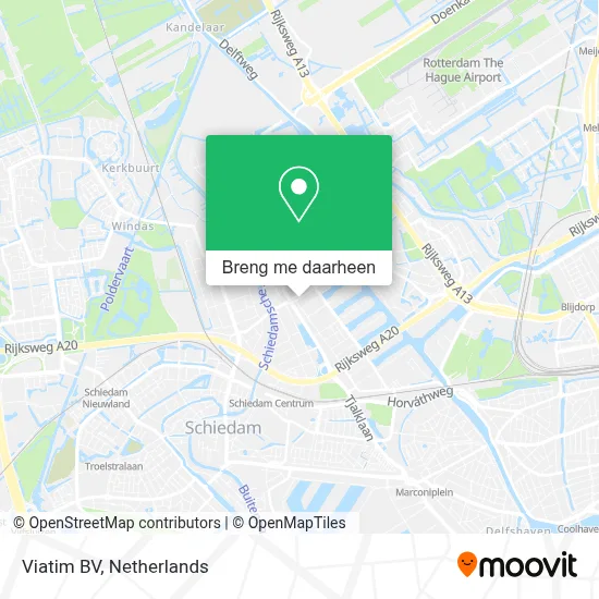 Viatim BV kaart