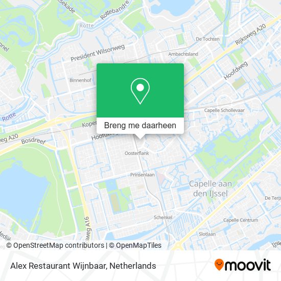 Alex Restaurant Wijnbaar kaart