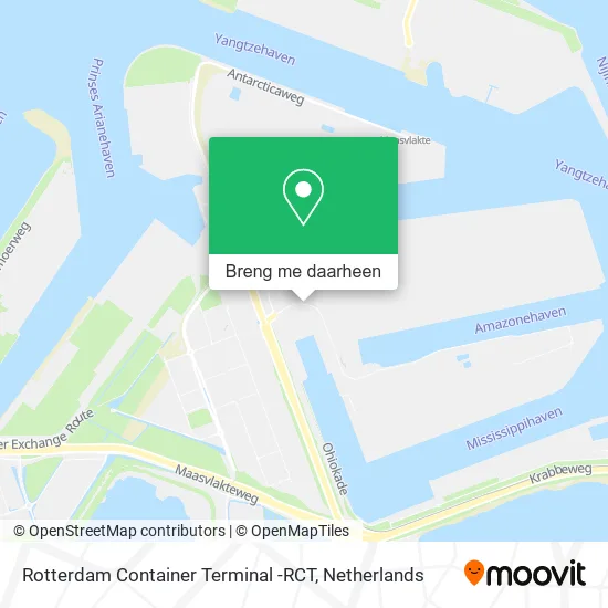 Rotterdam Container Terminal -RCT kaart