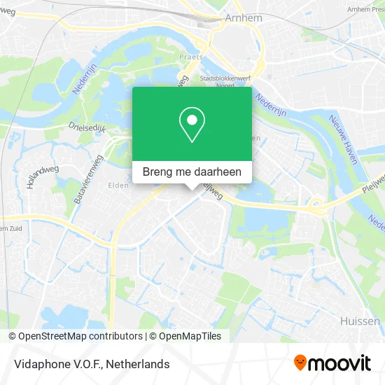 Vidaphone V.O.F. kaart