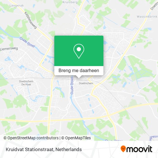 Kruidvat Stationstraat kaart